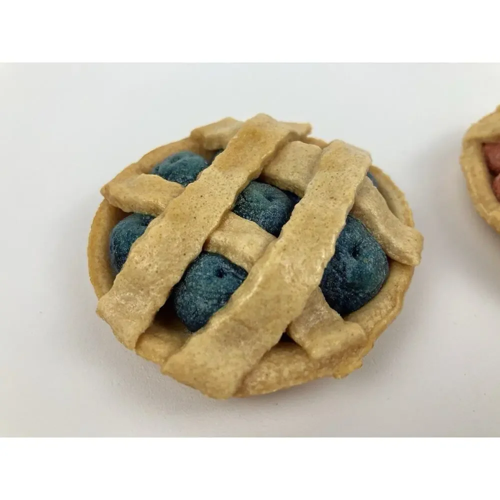 Longaberger Miniature Two Pie Basket | Full Set (SEE DESC) VTG 1998 #12386